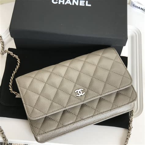 chanel grey woc|chanel handbags on chain.